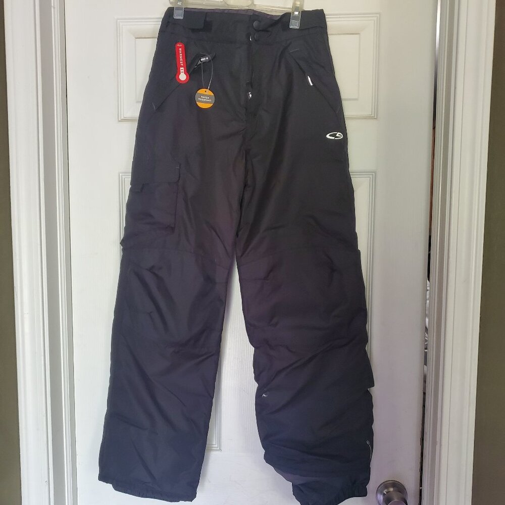 Champion Black Snow Pants, L 12-14, NWT